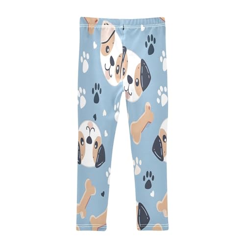 Toddler Girls Leggings Printed Yoga Pants Leggings Dogs Bones for Kids2