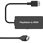 Azduou PS2 to HDMI Converter HDMI Cable for PlayStation 2/ PlayStation 3 Console. Connecting PS2/ PS3 to HDTV with True Ypbpr HD Signal Output (100% Improve Video Quality)