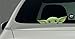 EppoBrand 3x Baby Yoda on Board Spähen Mandalorianischer Vinyl Aufkleber mit Antikratzbeschichtung 20x6 cm für Autos LKW Fenster Stoßstange Kühlschrank Skate Binder Fahrrad Laptop Macbook Notebook