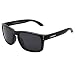 LianSan Designer Oversized Rectangular Women Men Sports Sunglasses Wayfarer Glasses 0709(black(silver))