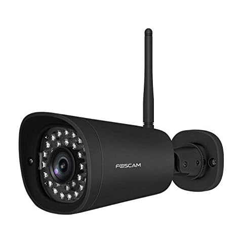 Foscam G4P (Black) - Super HD 4MP (1440P) WiFi Outdoor Home Security Camera - AI Human Detection, Night Vision, External SD Slot - View & Playback Remotely - Inc Free Cloud Storage - Works with Alexa Cover