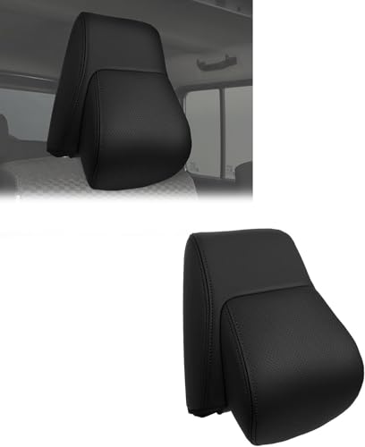KuBen スズキジムニー ヘッドレストカバー 多機能ネックピロー ヘッドクッションカバー ネックサポートクッション 首枕カバー ネックレスト カバー ヘッドレストプロテクター 1点
