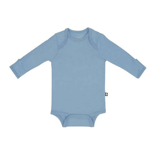 Image of KYTE BABY Soft Bamboo from Rayon Long Sleeve Unisex Bodysuit, 0-24 Months