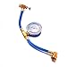 1 Pc R134A Air Conditioning Fluoride Pipe Refrigerant Addition Tube with 250PSI Cooling Pressure Gauge