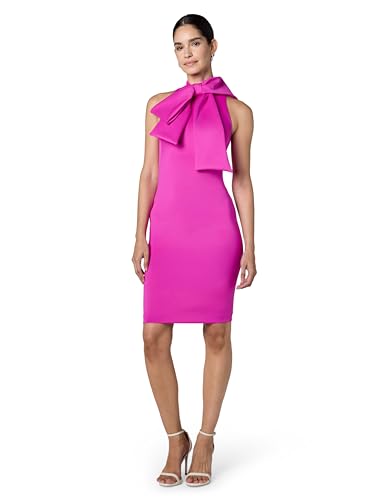 Black Halo Womens Von Cocktail Sheath Vibrant Pink