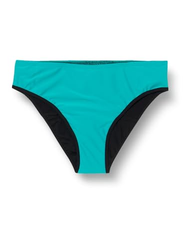 Bas de bikini menstruel fille Haute Pression Ibis vert émeraude 12-16 ans