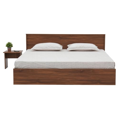 Image of Royaloak Taurian Queen Size Bed with Box Storage | Engineered Wood with Melamine Finish | Strong Base | Durable and Long Lasting | Modern Design