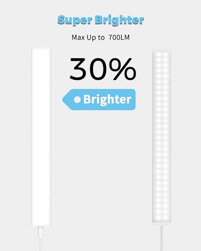 Image of ASOKO Plug-in Under Desk Light, 16Inch LED Workbench Lights with Super Brighten 700Lumen and Smart Memory Function,3 Temps (3000K /4000K /6000K) for Kitchen Sink /Desk /Workbench