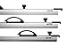 Hang-A-Plan, 36 Inches General Hanging Clamp, Silver, Holds up to 150 Plans, Single Clamp