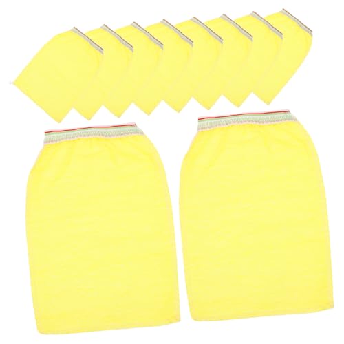 SOESFOUFU 25個 使い捨て タオル バス グローブ バスヘチマスクラブ スパ バス エクスフォリエイティング グローブ ミット レディース スクラブ エクスフォ