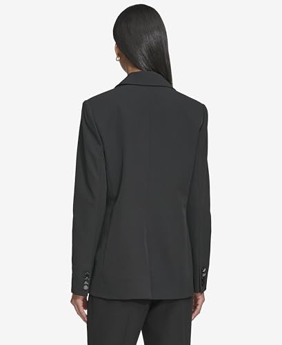 KARL LAGERFELD Women's Classic Double Breasted Suit Blazer3