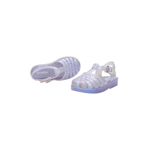 Image of mini melissa Possession Jelly Fisherman Sandal for Toddler and Kids | Iconic Fisherman Jelly Sandal for Toddlers & Girls, Adjustable Buckle, Waterproof, Bubblegum Scent, Play & Dress Shoes