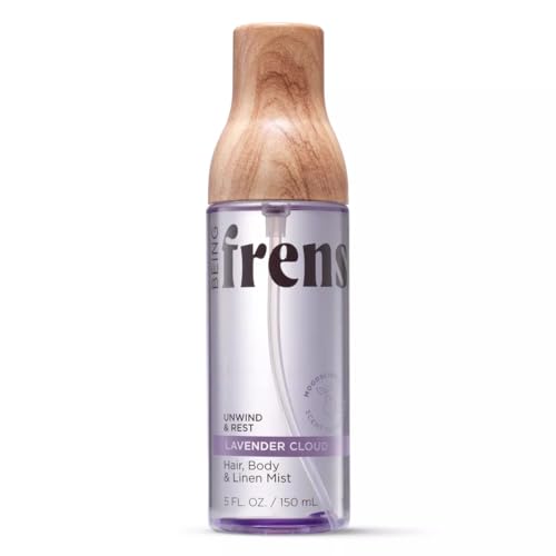 Being Frenshe Hair, Body & Linen Mist Body Spray with Essential Oils - Lavender Cloud - 5 fl oz