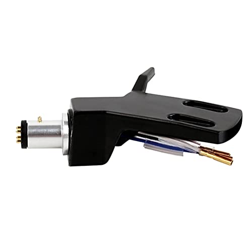 Headshell tocadiscos aluminio negro recambio de brazo phono universal 4