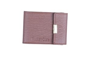 DRYZTOR Artificial/PU Leather Wallet for Small Card Pocket (Tan)