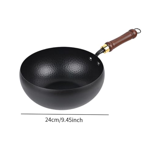 Wok antiadherente con gancho para colgar sin recubrimiento miniatura 2