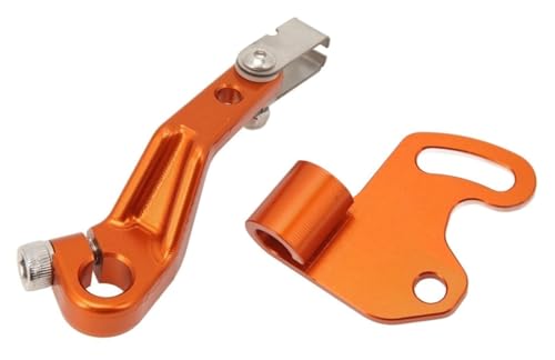 Kupplungshebel-Kit aus Aluminiumlegierung, Zugbetätigung for Arm, passend for KTM Adventure R 790 (2018–2023) und Adventure R 890 (2020–2023). Leichtgängige Bedienung, elegantes Design.(Orange)