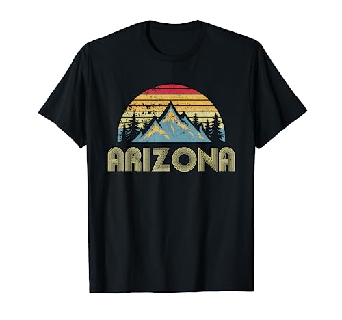 Arizona Tee - Retro Vintage Mountains Nature Hiking T Shirt