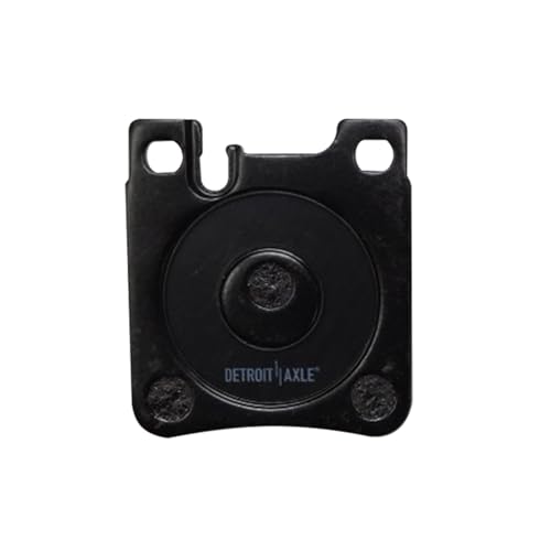 Image of Detroit Axle - Rear Ceramic Brake Pads w /Hardware for Mercedes-Benz CLK430