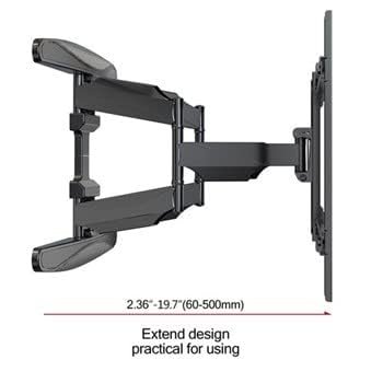 Image of Audiovan Full Motion Cantilever Swivel Tilt Wall Mount Inches for Led LCD & Plasma Tv Movable Corner Bracket (P-65 WALL Mount 55-85)