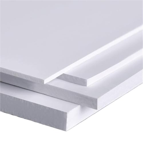 Tablero de PVC blanco de 300x200mm y panel rectangular de espuma plana 6