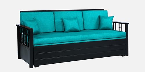 Image of Ubpon 3 Seater Metal Sofa Cum Bed with Hydraulic Storage | Single Size Sofa Cuma Bed | Metal Sofa Set for Living Room, Guest Room D10 SB Single