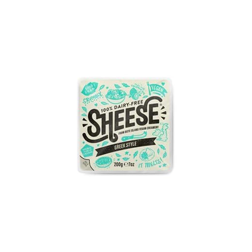 Sheese QUESO ESTILO GRIEGO 200g (VEGANO) Sin Lactosa Pack de 6