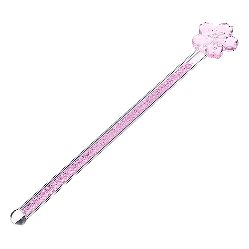 OFFSCH Flower Stirrer Glass Stirring Rod Long Handle Drink Muddler Bar Tool Coffee Stirrer