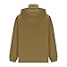 Mens Rain Jackets Waterproof with Hood Lightweight Outdoor Climb Jacket with Pocket Casual Fashion Solid Raincoats Coffee X-Large