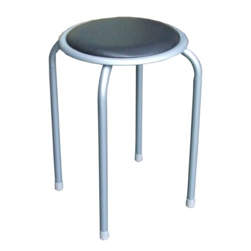 マツモト パイプ丸椅子 SC98056 黒