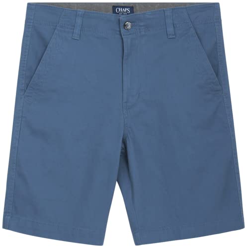 Chaps Men's Shorts - Classic Fit Khaki Shorts - Flat Front Above The Knee Shorts for Men (Size: 30-38), Size 30, Blue