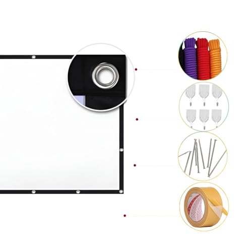 Pantalla de proyección portátil plegable 120 pulg 16:9 miniatura 2