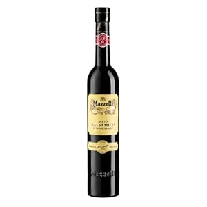Mazzetti Barrique Speciale Aceto Balsamico di Modena I.G.P., „3 Weinblatt“ – Qualität, besonderer Essig zum Verfeinern von Gerichten, 250 ml Flasche