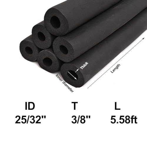Tubo de espuma aislante de alta densidad con estructura flexible 8
