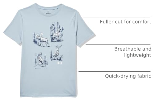 Image of Under Armour Boys' Short Sleeve Graphic T-Shirt, Soft & Comfortable, Outdoor Collection
