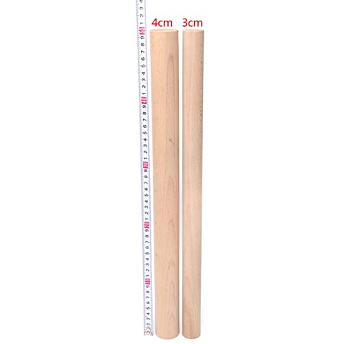1 stuks 50 cm L houten ronde stok Diy Grappige gereedschappen maken 3cm 4cm diamater (Wood Diameter : 3cm) - Image 3