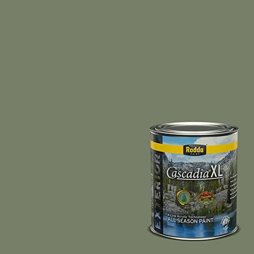 Rodda Paint CASCADIA XL Exterior Velvet Paint & Primer in One, Quart, Bowling Green