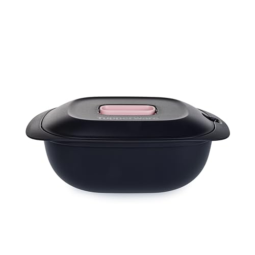 Tupperware Contenitore micro Gourmet 2 l nero rosa forno a