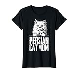 Persian cat mom diciendo Gato persa regalo Persa. Gatito persa hija Mamá persa mujer.