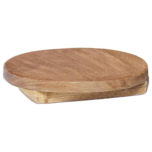 Support plante acajou huilé marron au style rustique authentique - 7