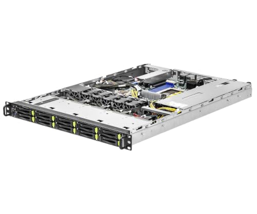 Image of Asrock Rack Server Barebone 1U10E-ALTRA /1L2T 1U Single-Socket Ampere Altra / Altra Max Series NVMe Server | Supports 10x Hot-Swap 2.5 inch PCIe 4.0 NVMe, 8x DDR4 DIMM,1x PCIe 4.0 x16, 650W Platinum RPSU