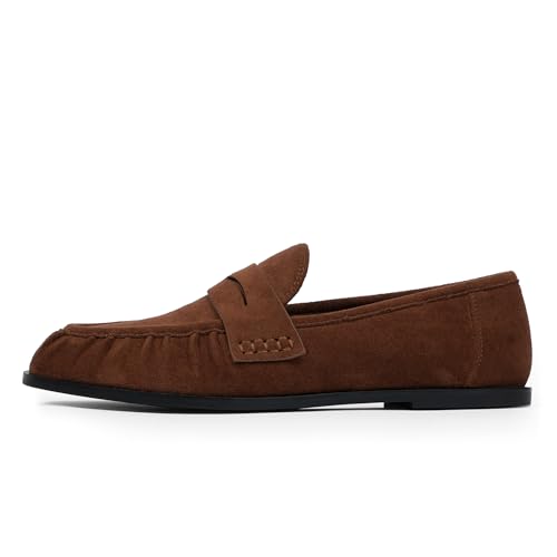Image of QIY Penny Loafers for Women 2026 Comfortable Flats Shoes