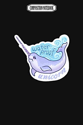 Composition Notebook: Lucky Enough to Be Different Narwhal Avenging Pens Party Plates Slippers Crystal Fingerlings Narwhal Notebook Journal Notebook Blank Lined Ruled 6x9 100 Pages