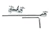 GEWA 805826 Percussion mount, L-Rod, For the installation of cowbells, tambourins, blocks,silver #2