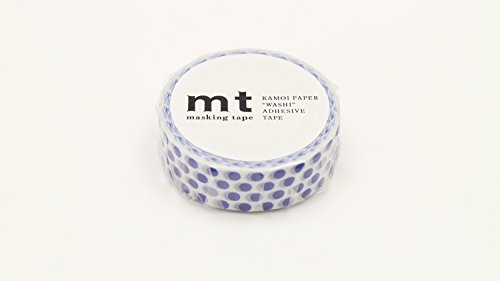 Image of mt Masking Tape 1P inchDot Night Blue inch Washi Masking Tape - Night Blue