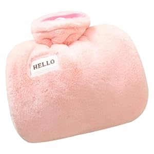 Mskmnkot Wärmflasche mit Abdeckung 1,25 l