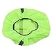Oxford Cloth Backpack Rain Cover, Foldable Outdoor Travel Rain Protector with Safety Reflective Strips for 10-70L Bags, Cycling & Hiking Use（Yellow-Green）（S(18-30L)）