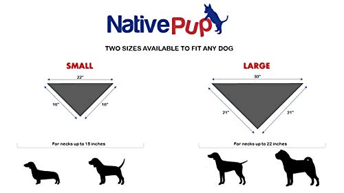 Christmas Dog Bandana| 3-Pack | Snowflake, Tree, Santa | Winter Bandanna Handkerchief Gift (Christmas Pack 1, Small) - Image 6