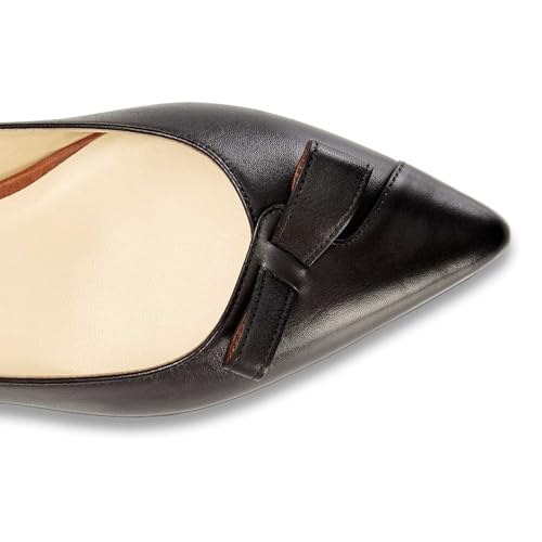 anteikira Women's Comfortable Ballet Dressy Flats Pointed Toe Slip On Flats Bowknot Flat Shoes Dress Work Business Casual Shoes for Ladies Size 5.5-12US4