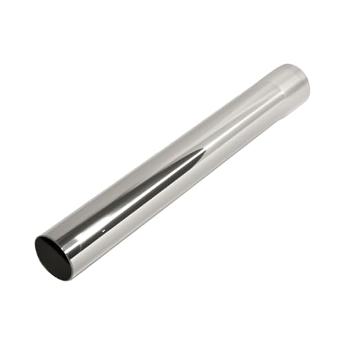 2.25 Inch Stainless Steel T304 Exhaust Tubing 2 1/4ID-to-OD Length 18Straight Exhaust Extension Tube Tailpipe Universal Connector Adapter Tubo